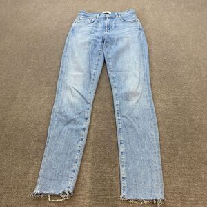 Agolde Sky Blue Skinny Jeans